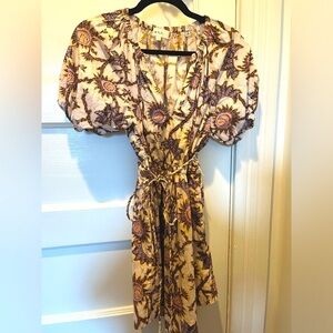 ALC floral dress with tie